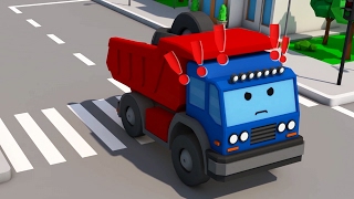 Eğitici çizgi film – Çekici Kamyon ve Ekskavatör – İş makineleri – Akıllı Arabalar