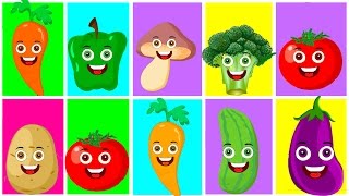 Renkler Sebzeler Meyveler – Eğitici Çizgi Film Bebek Şarkıları