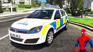 Şimşek McQueen ve Örümcek Adam Polis Arabasıyla Suçlu Kovalıyor