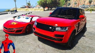 Fran ile Şimşek McQueen Yeni Arabaya Bayılıyor Örümcek Adam