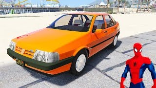 Şimşek McQueen ve Örümcek Adam Çok Eski Sevilen Araba İle