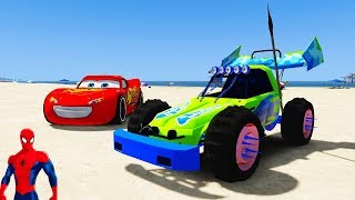 Şimşek McQueen ve Örümcek Adam’ın Yanına Yarışçı Araba Geliyor