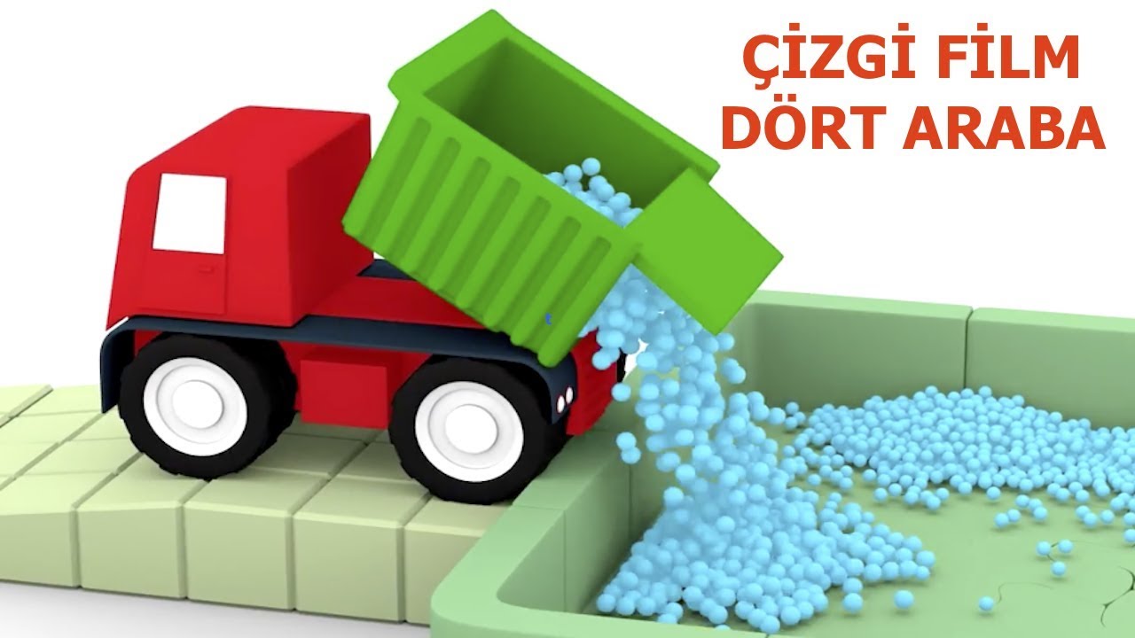 Dört Araba Balık Havuzu Yapıyor